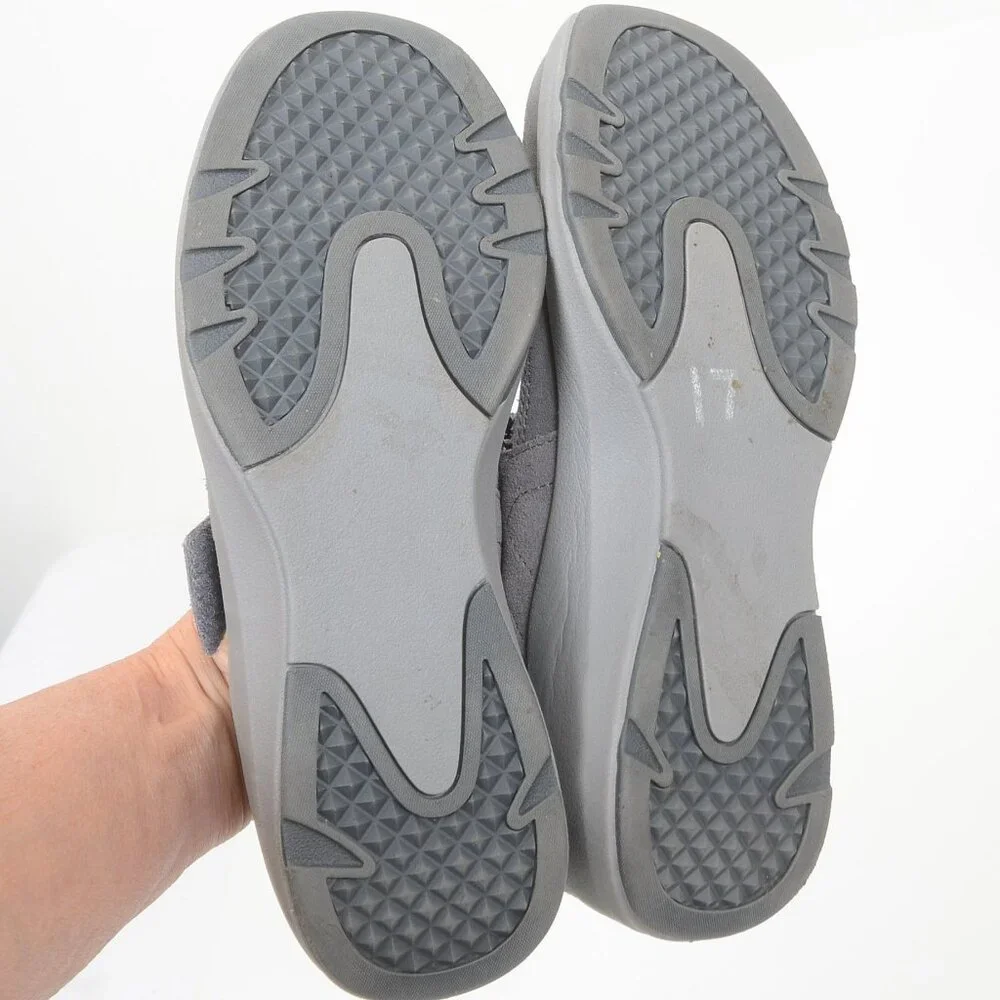 Lands End Women's 7B Hook & Loop Comfort Mary Jane Uniform Nurse‎ Walking